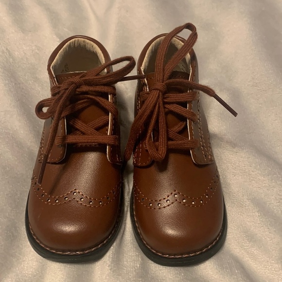 Footmates Cole brown high dress boots ankle size 6 brown classic old fashioned - Picture 1 of 6